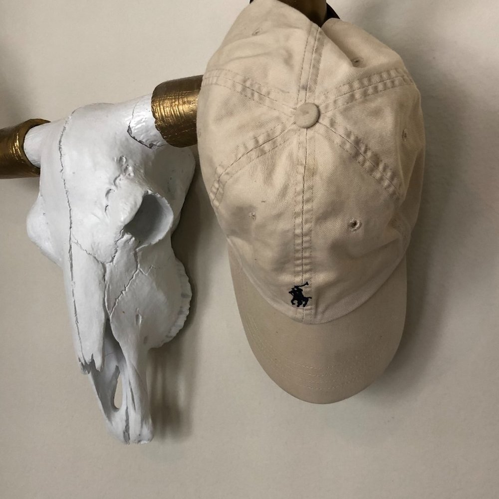 Polo Baseball Hat/Cap with Leather Band